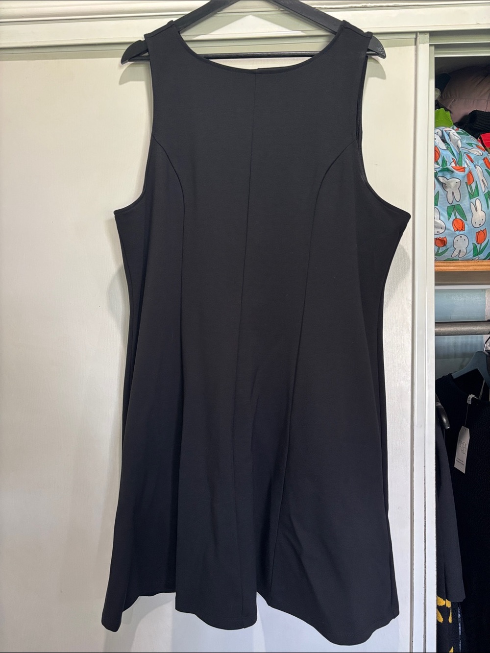 Old Navy Black Sleeveless A-Line Mini Dress